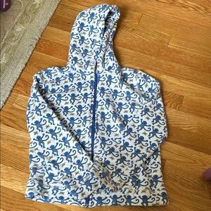 Roller Rabbit Blue and White Kids Hoodie